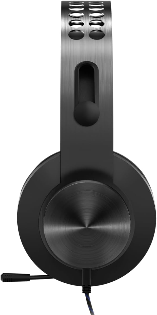 Lenovo Legion H500 PRO 7.1 Surround Sound Gaming Headset, Noise-Cancelling Mic, Memory Foam & PU Leather Earcups, Stainless Steel Headband, PC, PS4, Xbox One, Nintendo Switch, GXD0T69864, Black