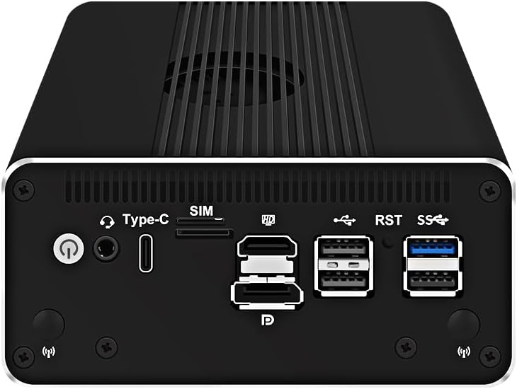 CWWK Intel Alder Lake N100(4C/4T Up to 3.4GHz)/N305(8C/8T Up to 3.8GHz) Dual SFP+10GbE Mini PC|4xIntel I226-V 2.5GbE |DDR5 Memory|PCI-E x4|HDMI+DP+Type-C (10 Gigabit N100, 16G RAM 256G SSD)