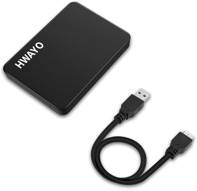 320GB Portable External Hard Drive Ultra Slim 2.5'' USB 3.0 HDD Storage for PC Desktop Laptop MacBook Chromebook Xbox One