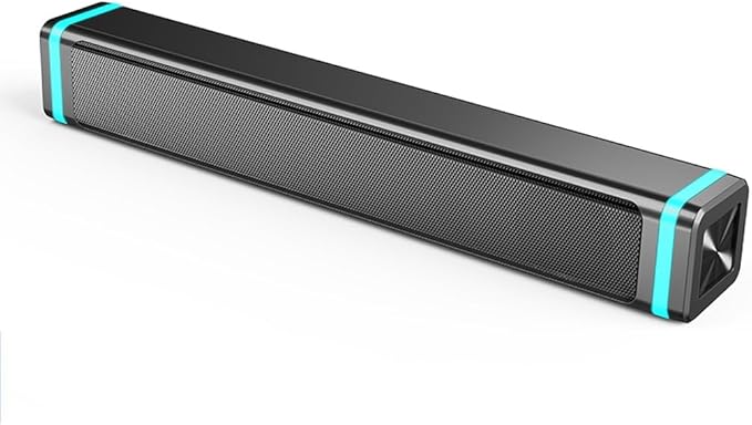 Computer Speaker Desktop Home Laptop Wired Speaker Long Speaker Light Speaker