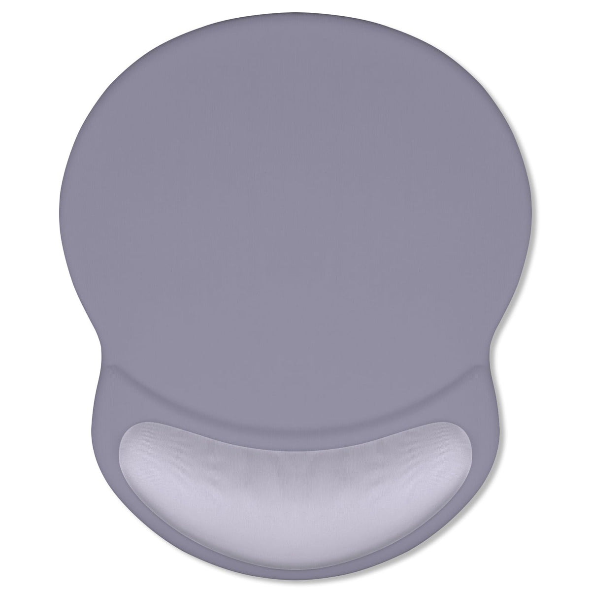 ITNRSIIET Ergonomic Mouse Pad with Comfort Gel Wrist Rest, Non-Slip PU Base, Smooth Textured Surface, Reduces Hand Fatigue & Wrist Pain, 8.7 x 7.2 Inch for Office Gaming Home, Mist Gray