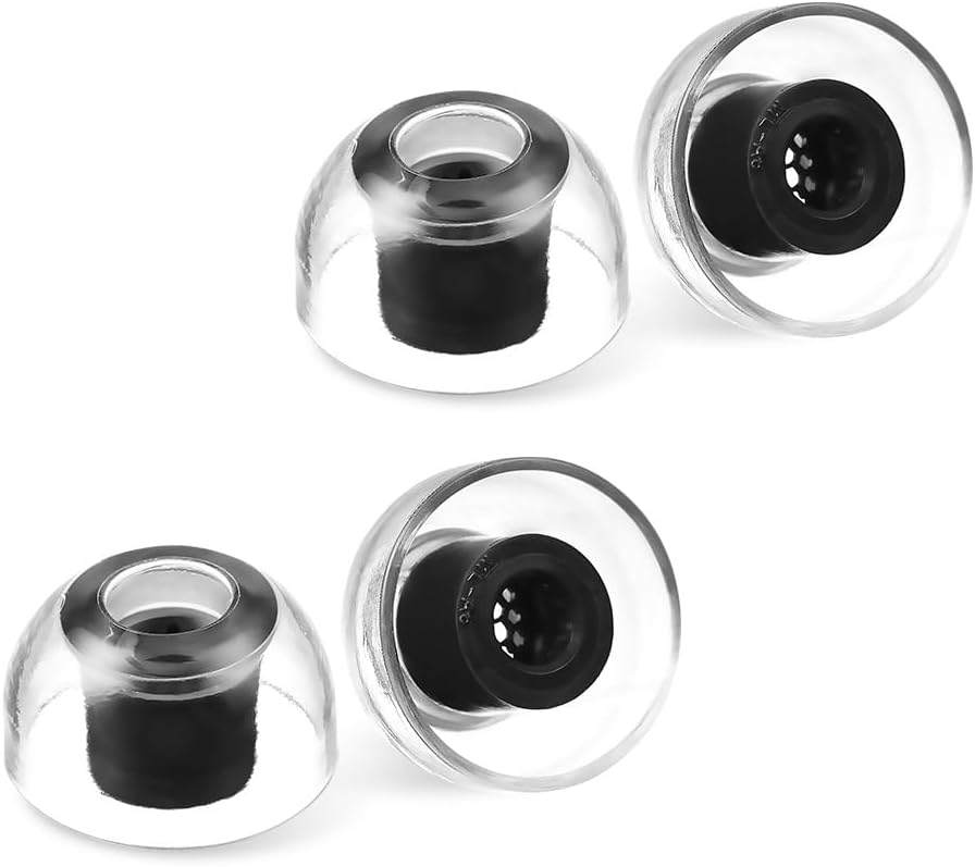 AZLA SednaEarfit XELASTEC 2 (ML) - Earbud Tips for Wireless Headphones - Noise Canceling Earbuds Replacement Tips - Eartips Compatible with Sony, Samsung, Beats, JLab, Skullcandy, Sennheiser