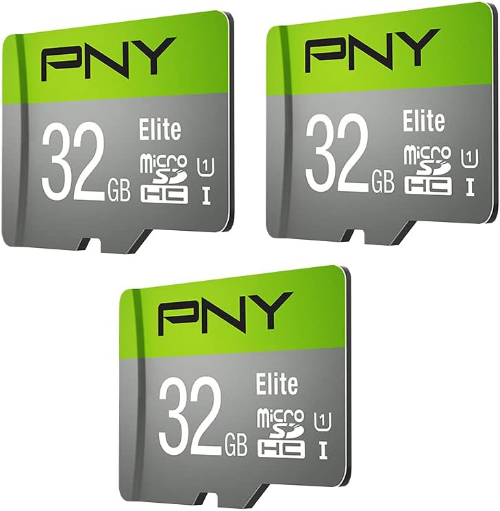 PNY 128GB & 32GB Elite Class 10 U1 microSDXC & microSDHC Flash Memory Card - 100MB/s, Full HD