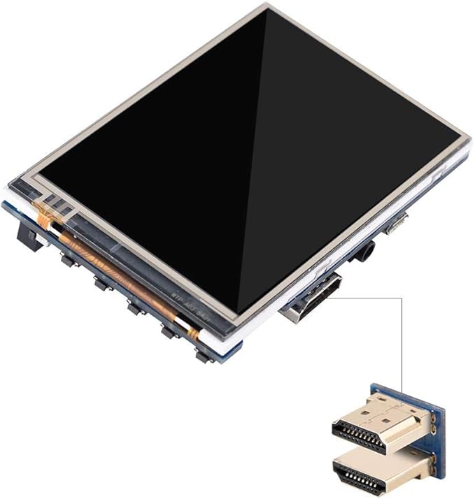 3.5 inch 1080P LCD Black Acrylic Cover Set Compatible with