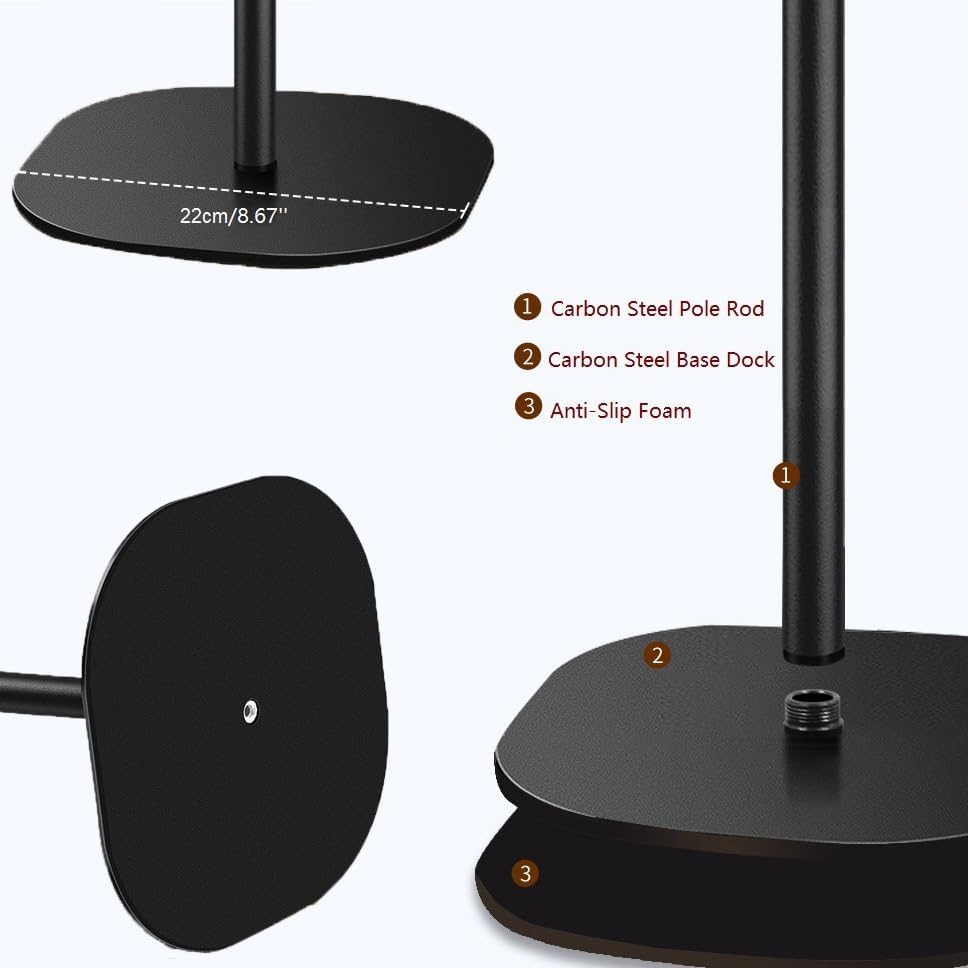 AceTaken 18'' PowerConf-C200,AnkerWork-C310 Tabletop Webcam Stand, Heavy-Duty Webcam Tripod Holder Compatible