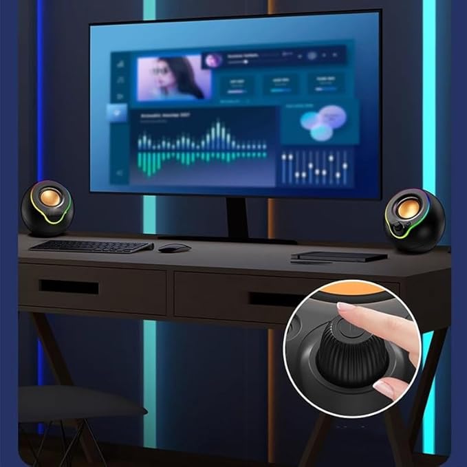 Computer Audio Desktop Home Desktop Heavy Bass Wired Small Speaker Laptop Speaker