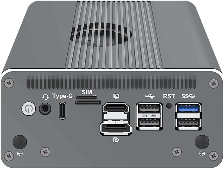 CWWK Intel Alder Lake N100(4C/4T Up to 3.4GHz)/N305(8C/8T Up to 3.8GHz) Dual SFP+10GbE Mini PC|4xIntel I226-V 2.5GbE |DDR5 Memory|PCI-E x4|HDMI+DP+Type-C (10 Gigabit N305, 8G RAM 256G SSD)