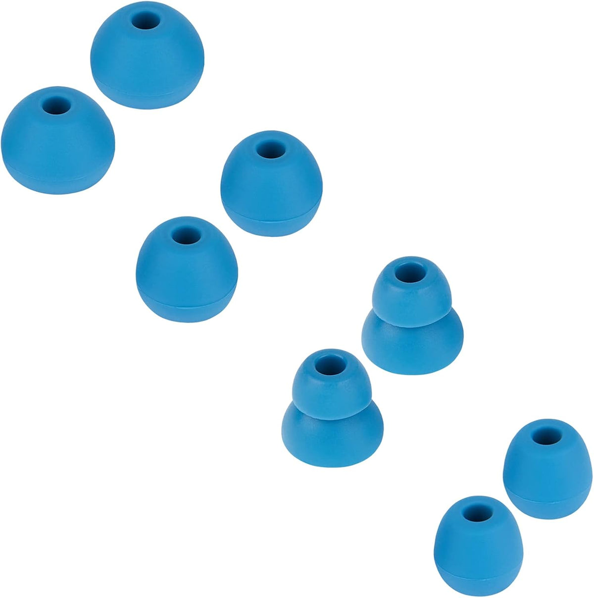 Earbud Tips Ear Tips Replacement Earbud Tips Earbud Replacement Tips Earbuds Replacement Tips Ear Cushions Earbud Caps Compatible with Powerbeats Pro Beats Wireless Earphone Headphones 4 Pairs (Blue)