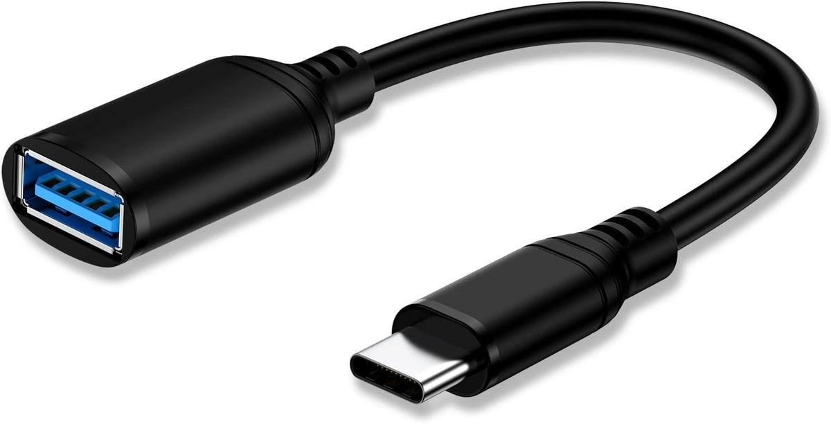 USB C to USB 3.0 Adapter, USB C Android Adapter Male to USB A Female OTG On The Go Cable for Samsung Galaxy S25 Edge Ultra S24 S23 S22 S21 S20 A36,Google Pixel 9 8 7 Pro,Moto G 5G 2025