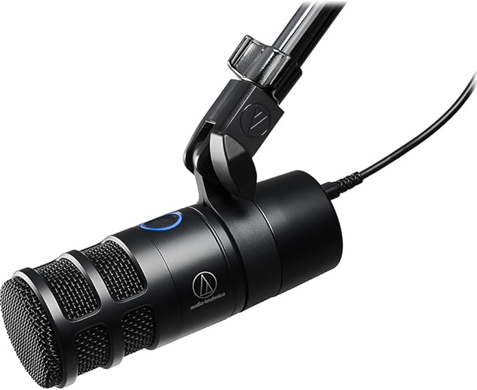 Audio-Technica AT2040 Hypercardioid Dynamic Podcast Microphone Bundle with 2 YR CPS Enhanced Protection Pack