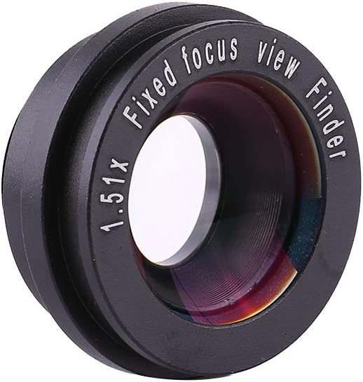 Beufee 1.5X 360 Eyepiece Magnifier, Fixed Focus Viewfinder Eyepiece Magnifier Eyecup Rotatable Design Replaces Eye Cup