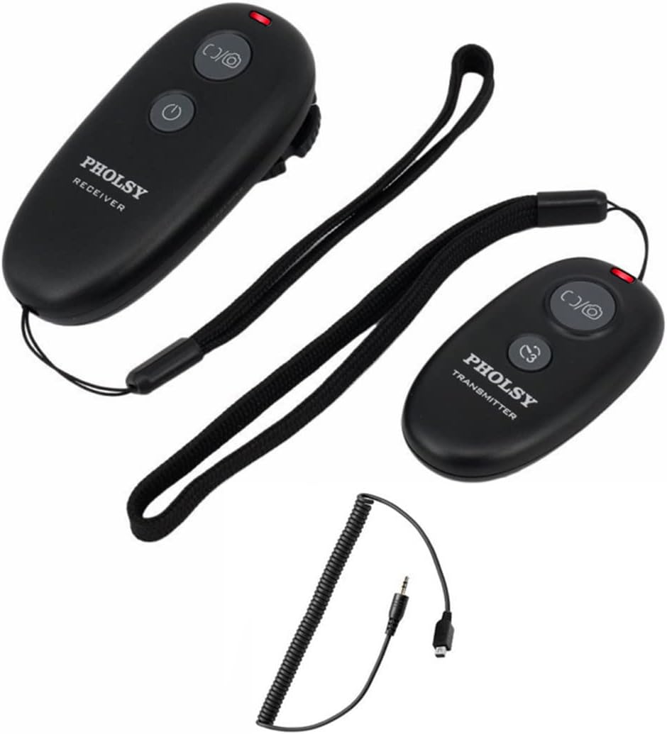 PHOLSY O6 for Olympus Shutter Release RM-UC1 Camera Remote Control Trigger for Olympus OMD EM1, EM5 II, EM10 II, Pen-F, EPL8, EPL7, EPL6, EPL5, EPL3, EPL2, EP5, E600, E620, 590UZ, 810UZ, XZ-2