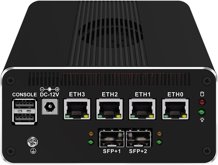 CWWK Intel Alder Lake N100(4C/4T Up to 3.4GHz)/N305(8C/8T Up to 3.8GHz) Dual SFP+10GbE Mini PC|4xIntel I226-V 2.5GbE |DDR5 Memory|PCI-E x4|HDMI+DP+Type-C (10 Gigabit N305, 32G RAM 256G SSD)