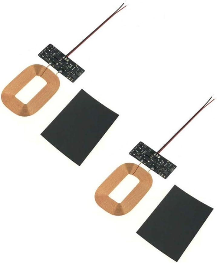 Acxico 2-Pack Wireless Charger Receiver Module for Qi Devices