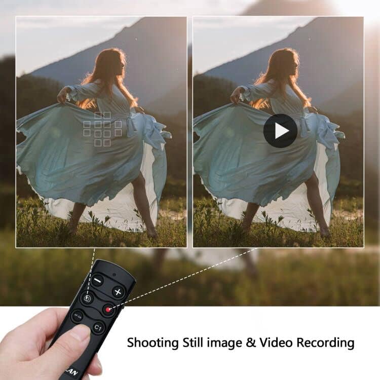 AODELAN Camera Remote Control Remote Shutter Commander for Sony ZV-E10,FX3,A1,a6100, a6400, a6600, a7C, a7 III, a7R III, a7R IV, a9, a9 II, DSC-RX0 II, DSC-RX100 VII, ZV-1; Replace Sony RMT-P1BT