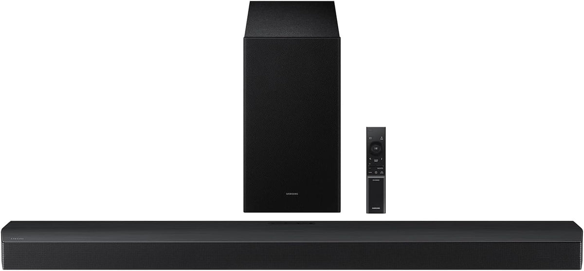 Samsung B-Series Soundbar HW-B750F 5.1 ch Subwoofer (2025 Model) Voice Enhance Mode, Q-Symphony, Adaptive Sound