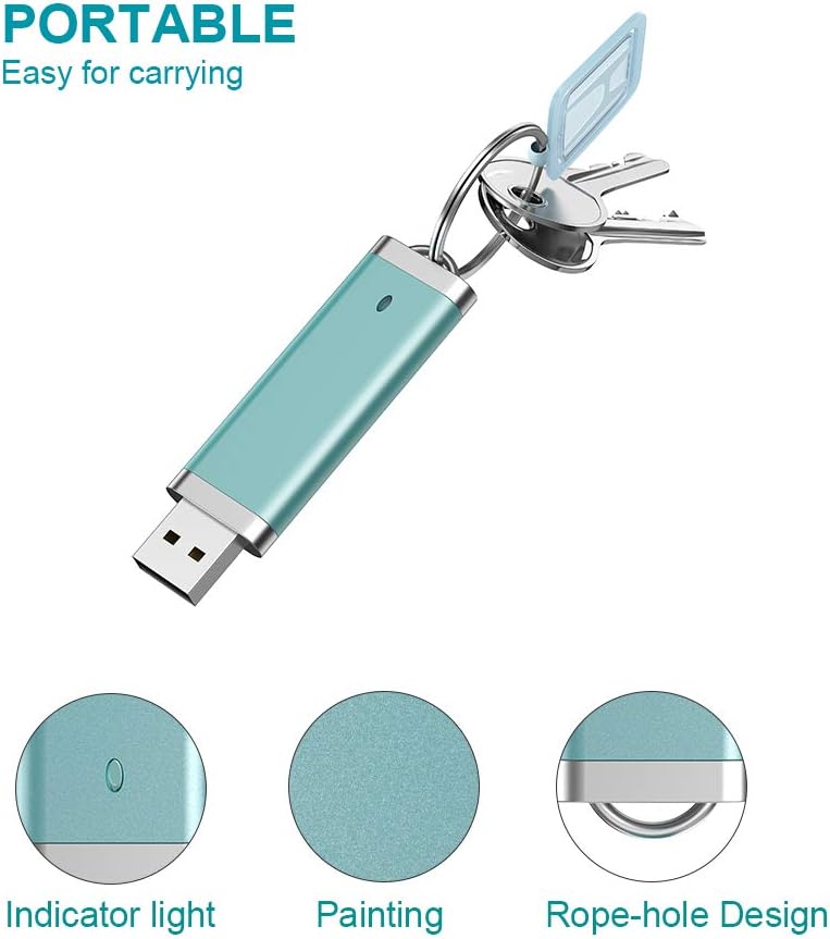 KEXIN 10 Pack 32GB Flash Drive USB Drive Thumb Drive 32 GB USB Flash Drive Jump Drive 32G Flash Drives Photo Memory Stick Pen Drive Zip Drive Coloful