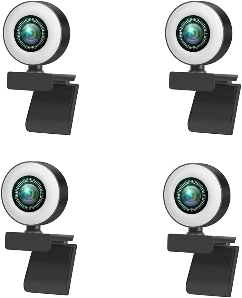 GMBYLBY 1080P/2K/720P Drive3 Beauty Webcam USB Auto for Computer Camera Free Gear Fill Light for Conferencing Streaming
