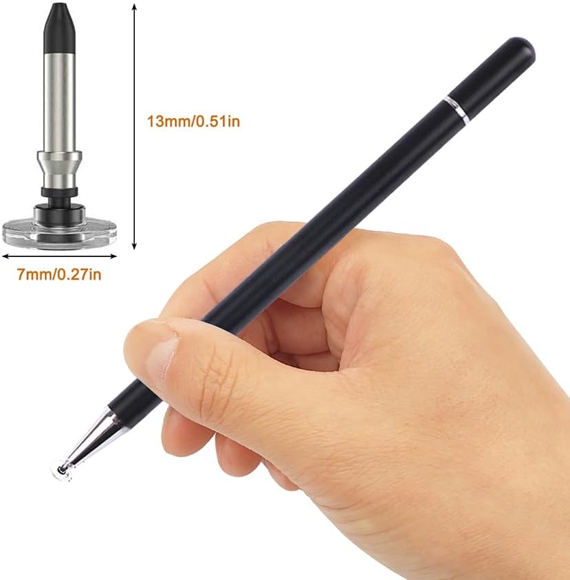 YuCool 20 Pieces Passive Stylus Pen Replacement Disc Tips, Universal Nibs Compatible with Capacitive Touch Screen