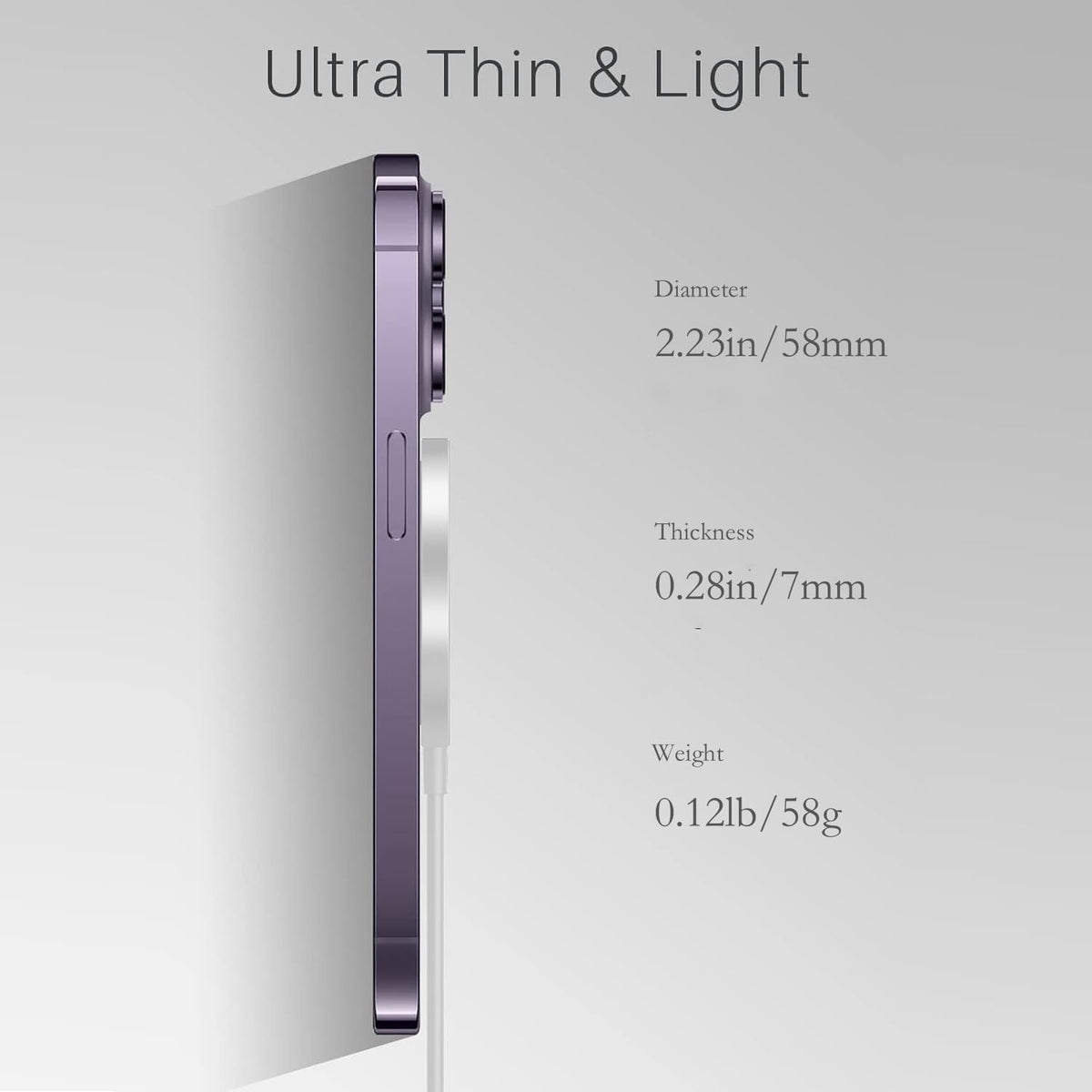 Magnetic Wireless Charger for iPhone 16/16 Pro/16 Plus/16 Pro Max,FDGAO 2 in 1 15W Fast Magnetic Charging Compatible with iPhone 15/14/13/12 Series and AirPods 4/3/Pro