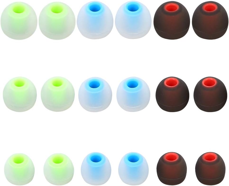 Earbuds Replacement Tips - 9 Pairs SML Eartips Eargels