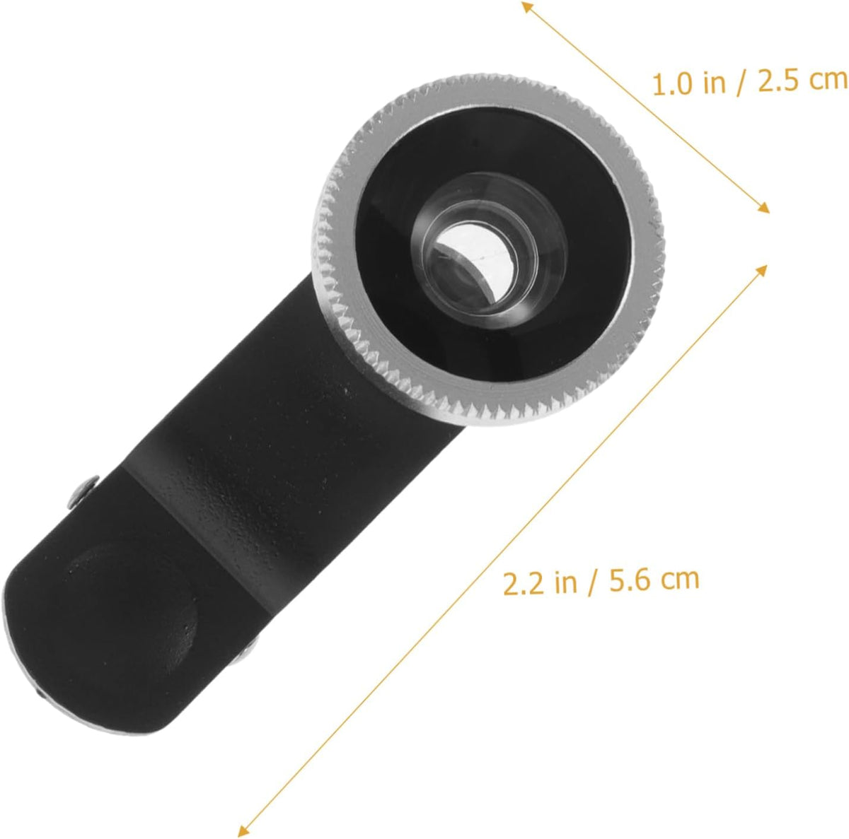 Portable Cell Phone Camera Lens Super Wide Angle Lens Macro Lens Fisheye Lens Clip on 3 in 1 Mobile Phone Lens Compatible for iPhone 6S/7/8/X (Silver)