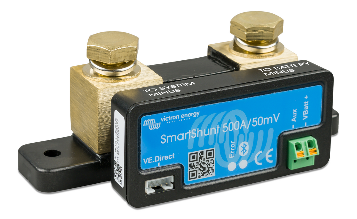 Victron SHU050150050 SmartShunt 500A Battery Monitor  IP21 Smart Shunt Bluetooth