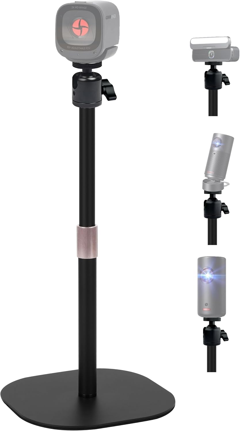 AceTaken 18'' PowerConf-C200,AnkerWork-C310 Tabletop Webcam Stand, Heavy-Duty Webcam Tripod Holder Compatible