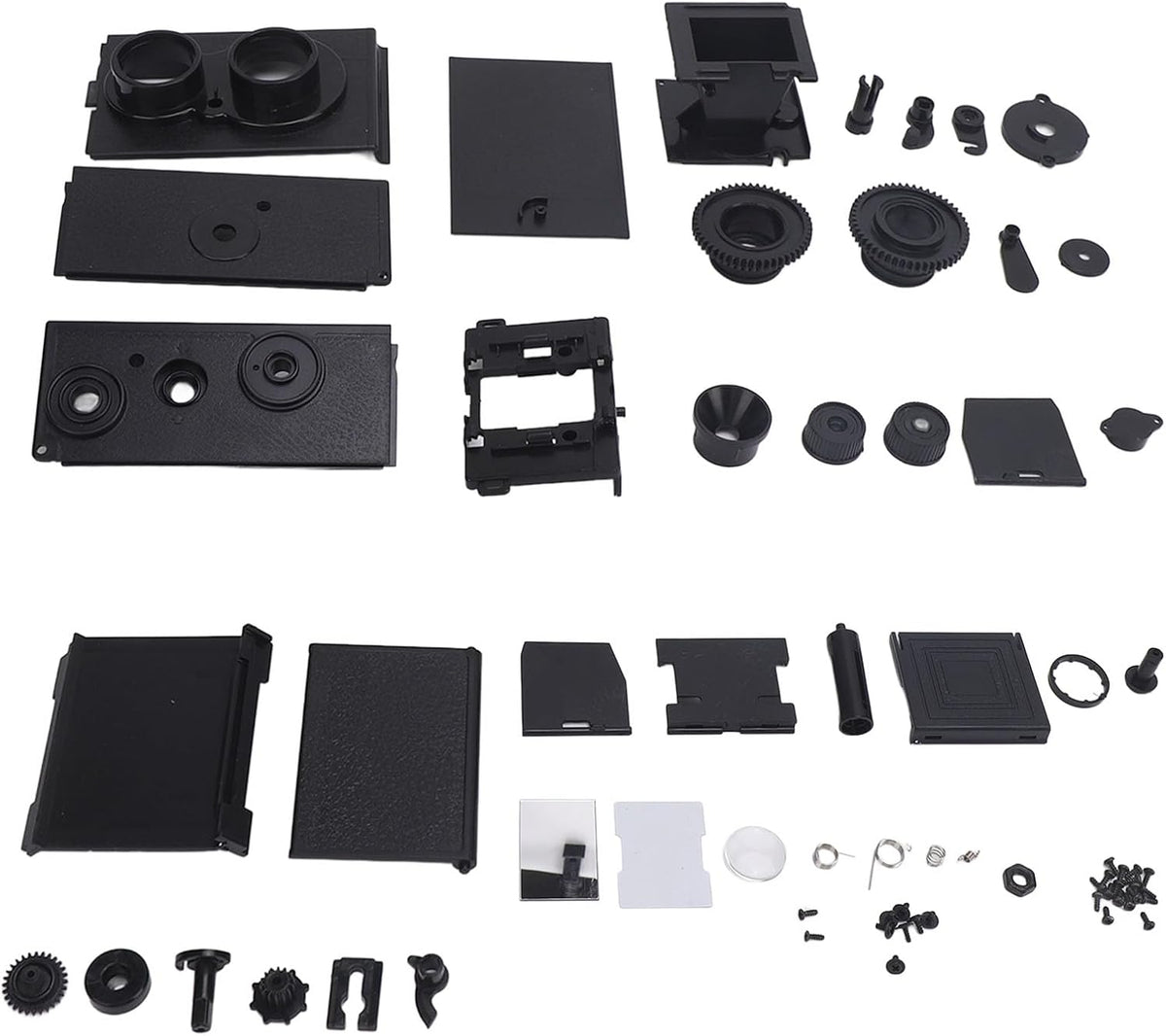 GOWENIC 35mm 47mm 35MM 135 DIY Classic Retro TLR Camera Film Twin Lens Reflex Kit, Lens Focal Length, for Film