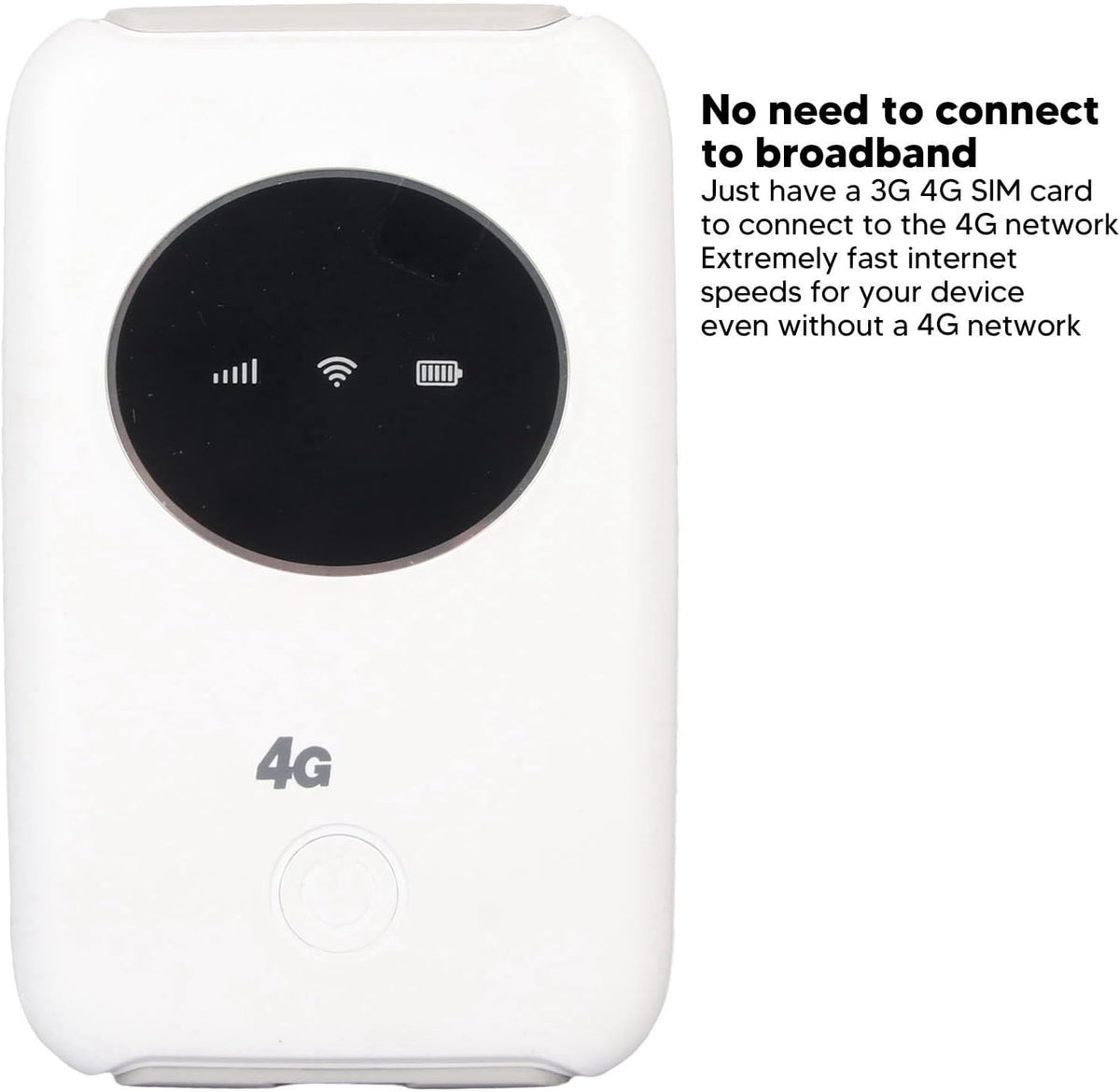 4G 300Mbps 5G 10 3200MAh EBTOOLS LTE USB Modem, Unlocked Mobile Router with Users, Travel Portable Hotspot Built