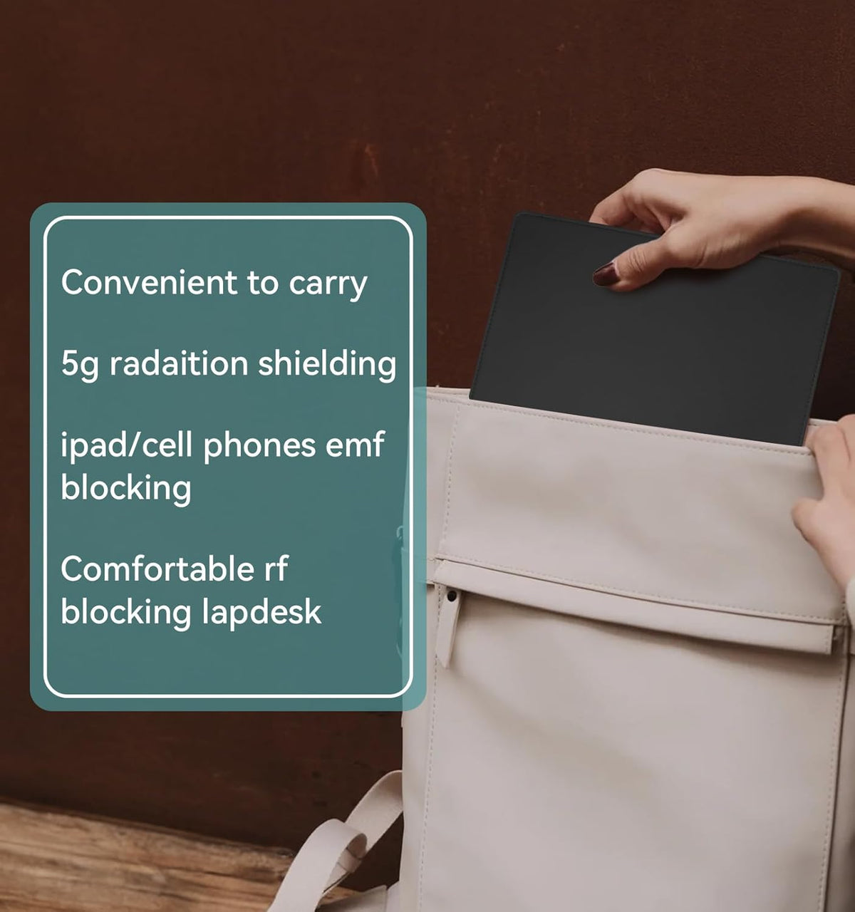 Ipad Protection Shield Pad, Radiation Protect & Heat Shield, for Ipad/Cell Phones Laptops, Tablets, Notebooks Laptop Pad (12"x7.8")