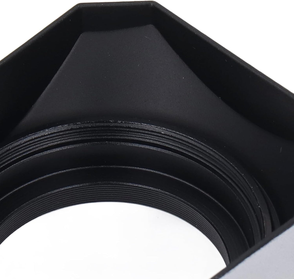40.5MM 40.5mm Silver Retro Square Lens Hood Shade Digital Camera Mirrorless Camera Lens Lens Hood Digital Camera Lens