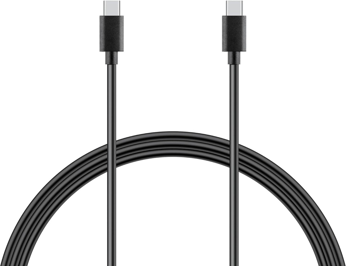 6ft 100W G5 HSN-IX02 L56523-001 Black USB-C to USB-C Data Sync Power Adapter Charger Cord Cable Compatible with HP Dock