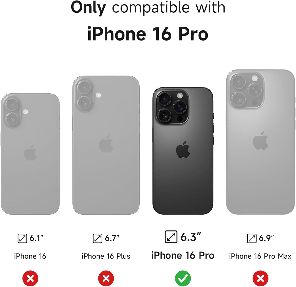 SURITCH for iPhone 16 Pro Case with Slide Camera Cover and Adjustable Kickstand, Compatible with MagSafe, Shockproof Bumper Case Slim Protective Cover for iPhone 16 Pro 6.3 Inch,Blue