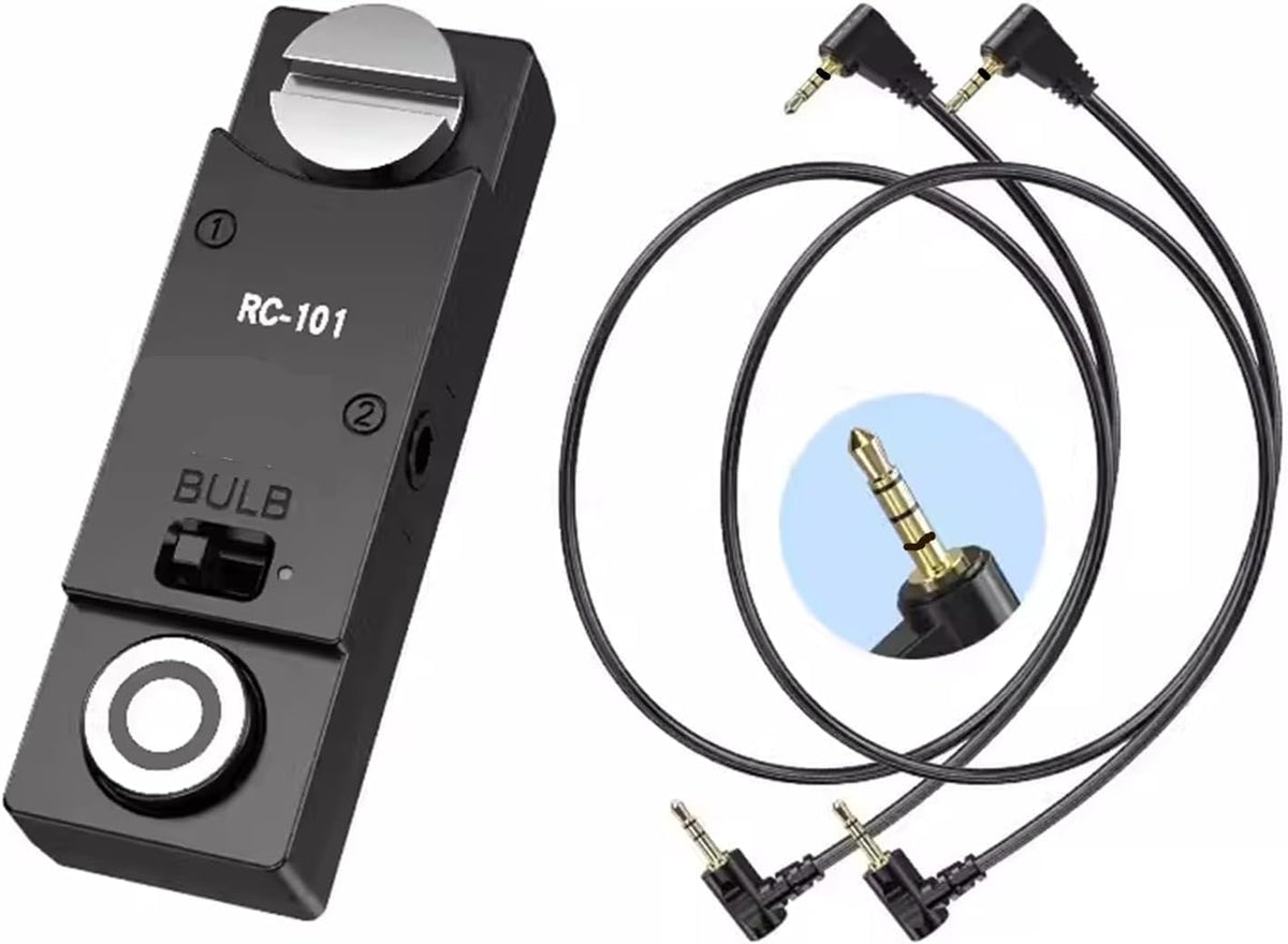 for GH Cameras Shutter Wire Remote Control RC101-L1 T0 GH5S S5 S5M2X S5II GH4 GH6 G9 G85 Remote 1/4 Screw Fixing Small Release Button Handle