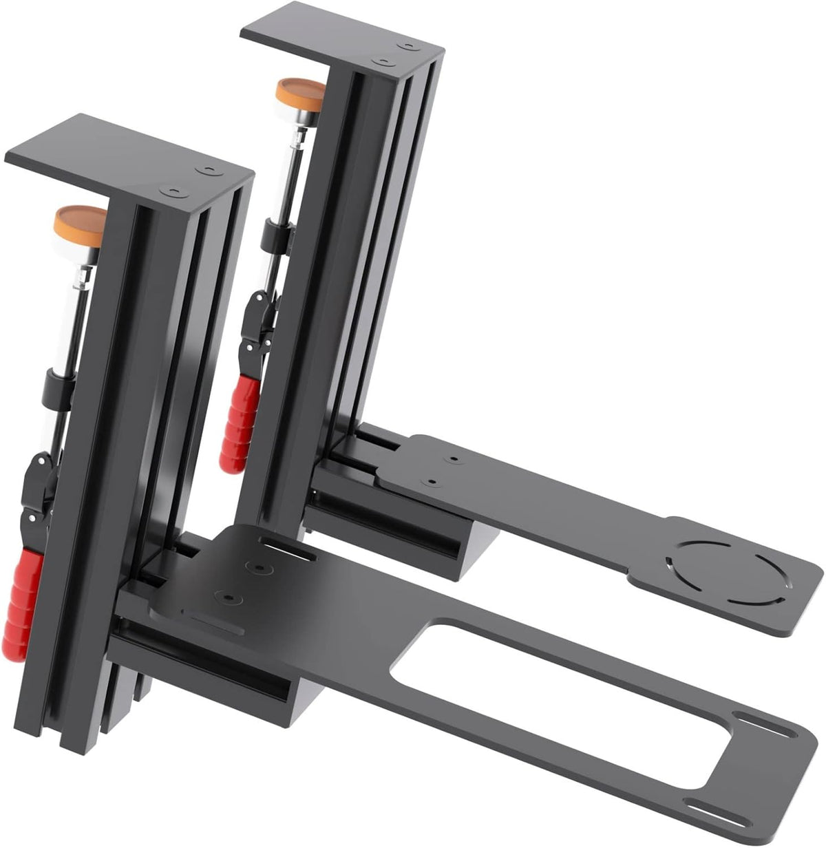Meza Mount-Set of 2 Hotas Desk Mount for The Flight Sim Joystick Mount Compatible with Thrustmaster Warthog/WinWing Orion 2,Adjustable height and position Hotas Mount,Flight Joystick Mount