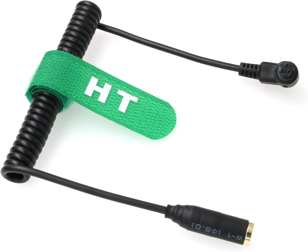 Remote Trigger Cable Adapter for Canon R3 R5 1DX 6D 7D 5D MKIII 60D EOS SLR Camera, 2.5mm Female to N3