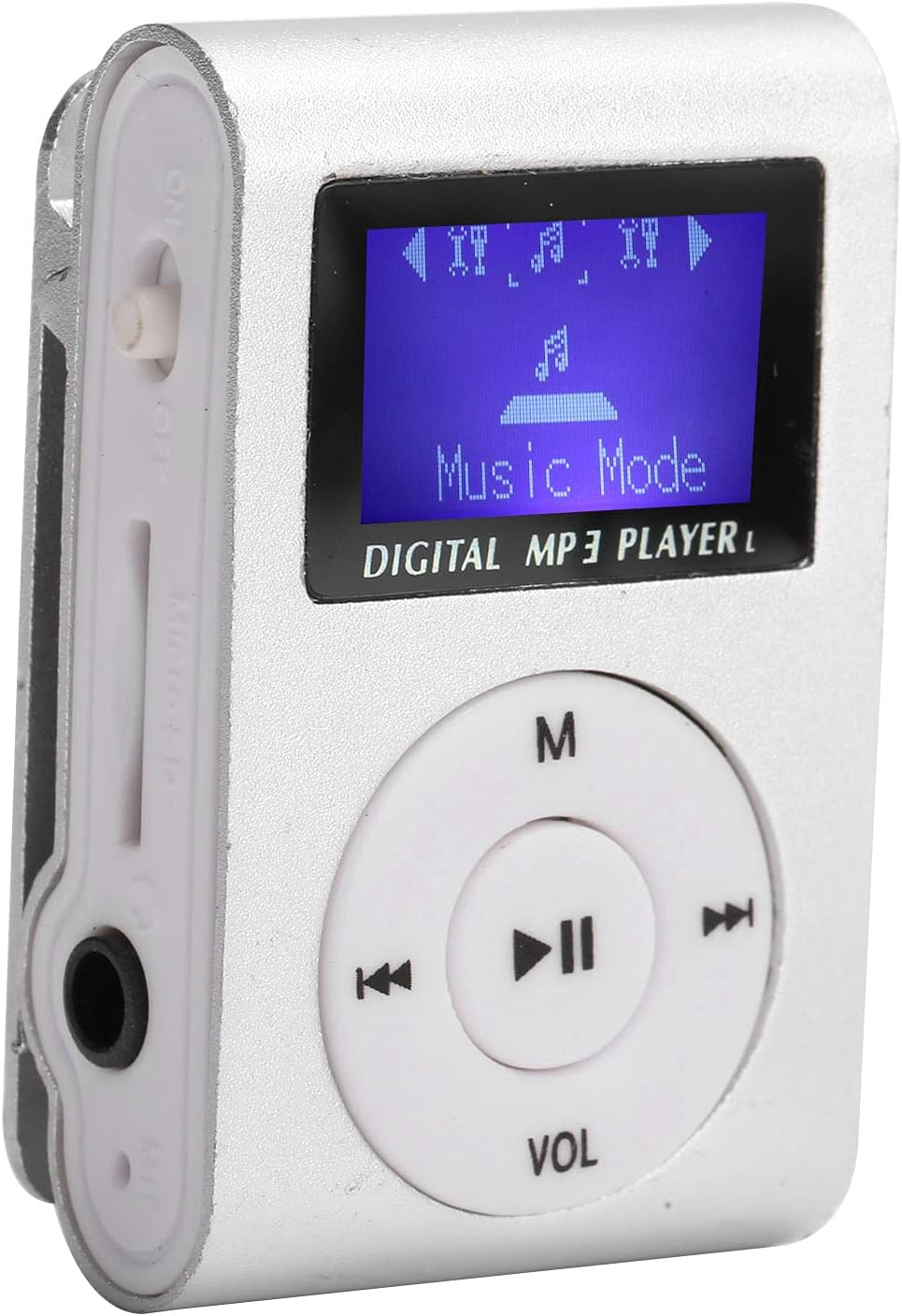 GOWENIC MP3 MP3 MP3 32GB, Limouyin Player for Walking Running, Portable Mini Music Player Sports BackClip LCD Screen
