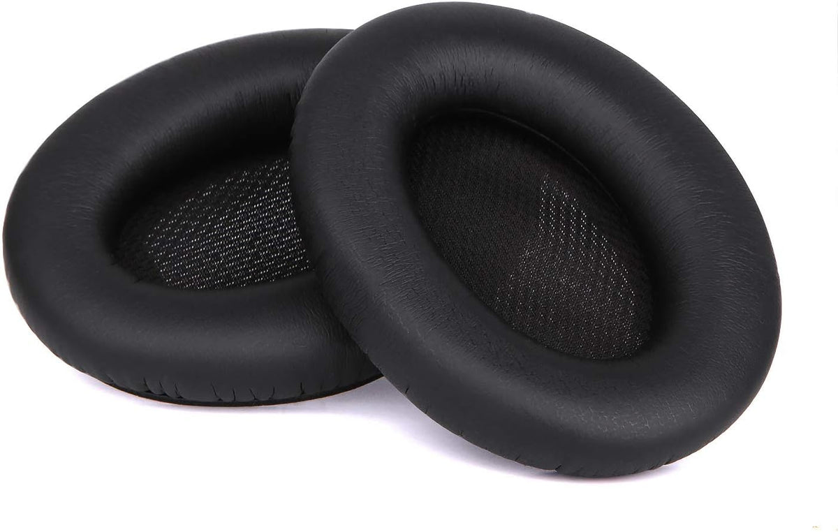 QC15 Replacement Ear Pads Kit, Ear Cushion for Bose QuietComfort 2, Quiet Comfort 15, QC 25, QuietComfort 35, Ae2, Ae2i, Ae2w, Sound True, Sound Link (Around-Ear Only) Headphones – Black