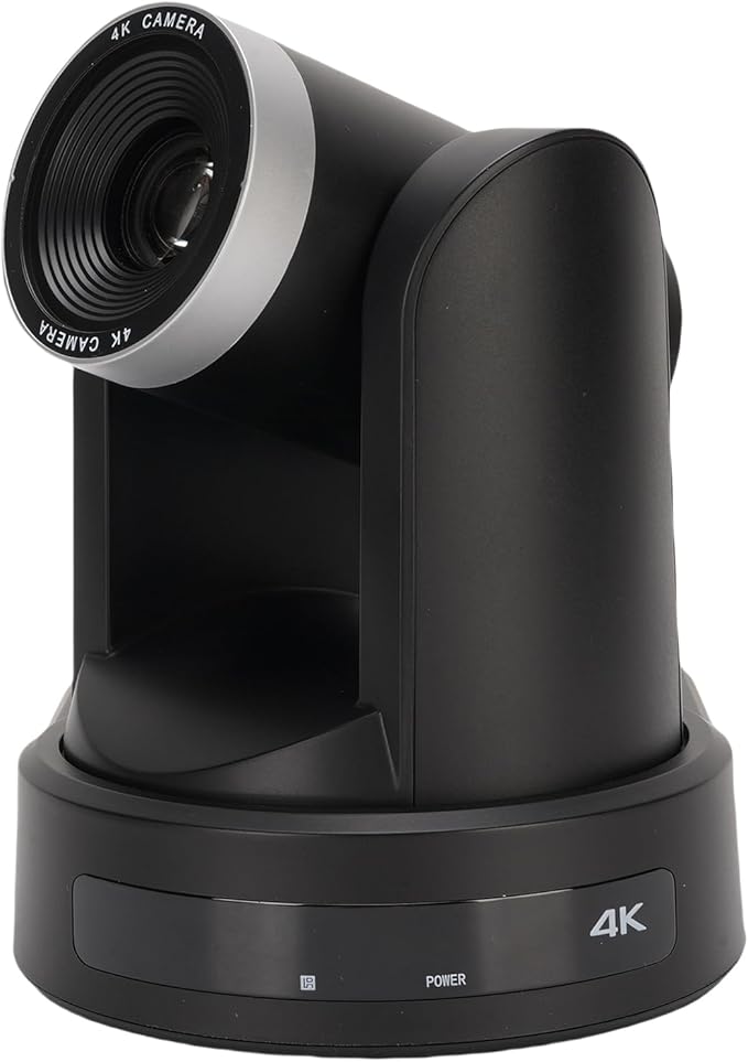 4K PTZ Conference Camera 10X Optical Zoom AI Auto Tracking 4K HD Video Webcam USB3.0 LAN for Business Meeting Lecture Live Streaming (US Plug)