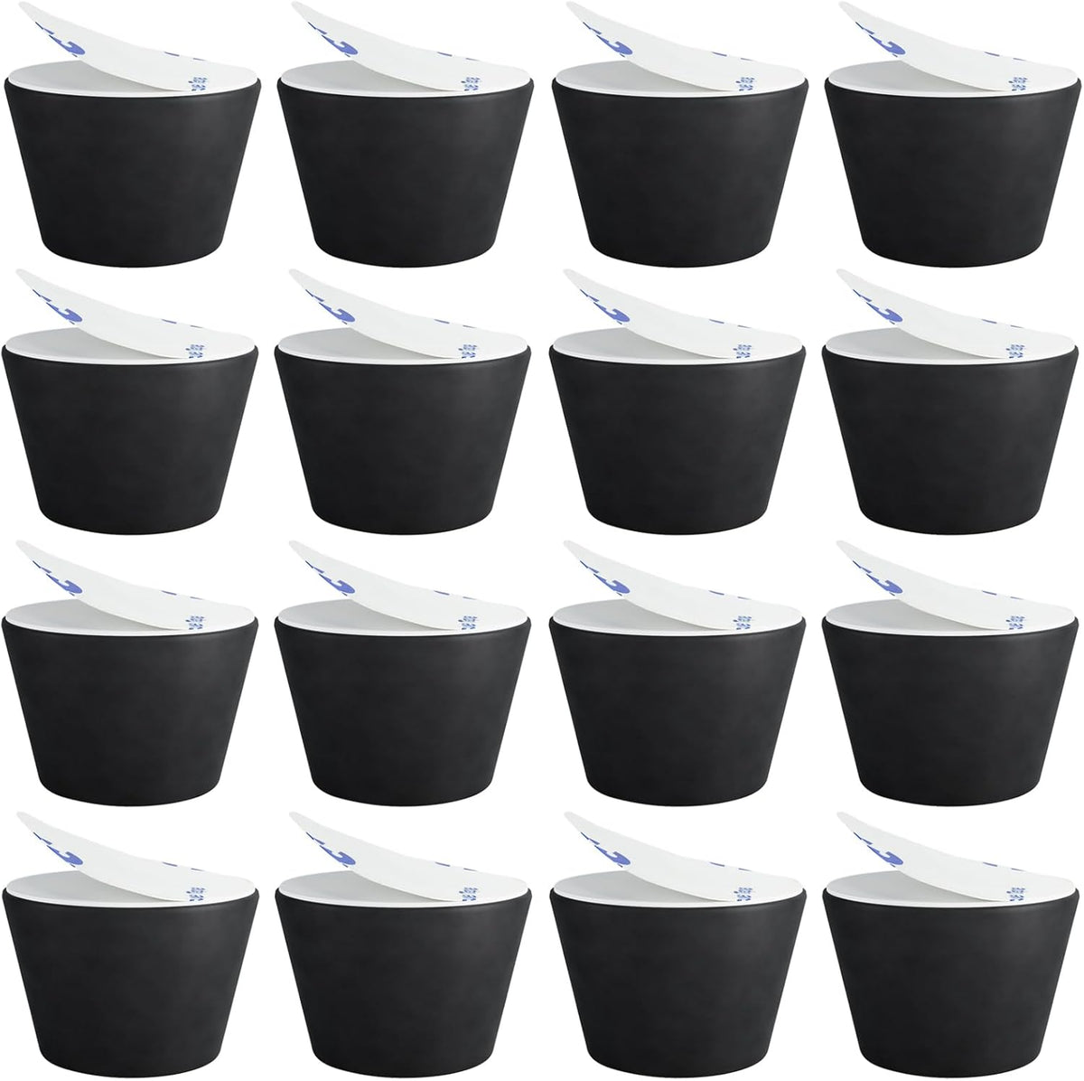 1.2" Silicone Non-Skid Speaker Pads-16Pack, Adhesive, for Small Speakers, Turntable, Subwoofer Isolation Feet, Reduced Resonance & Vibration
