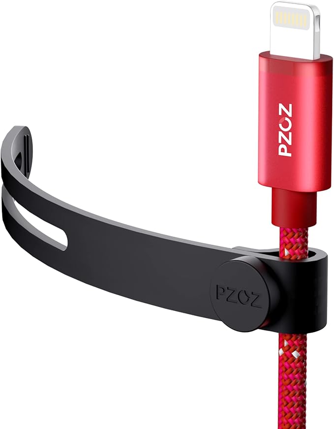 PZOZ Silicone Cable Ties 10 Pack, Reusable Cable Organizer Straps for Cords