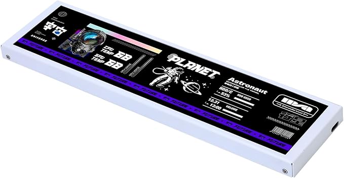 9.2Inch USB Secondary Screen Portable 9.2Inch Extended Screen for Desktop Computers Aluminum Housing Interactive Touch Panel Desktop Monitor Layout