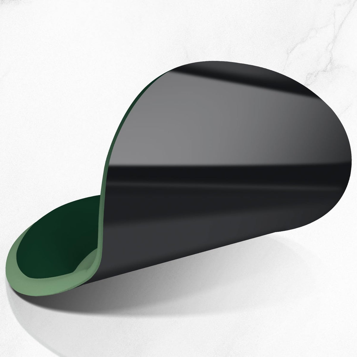 ITNRSIIET Ergonomic Mouse Pad with Comfort Gel Wrist Rest, Non-Slip PU Base, Smooth Textured Surface, Reduces Hand Fatigue & Wrist Pain, 8.7 x 7.2 Inch for Office Gaming Home, Deep Green Gradient
