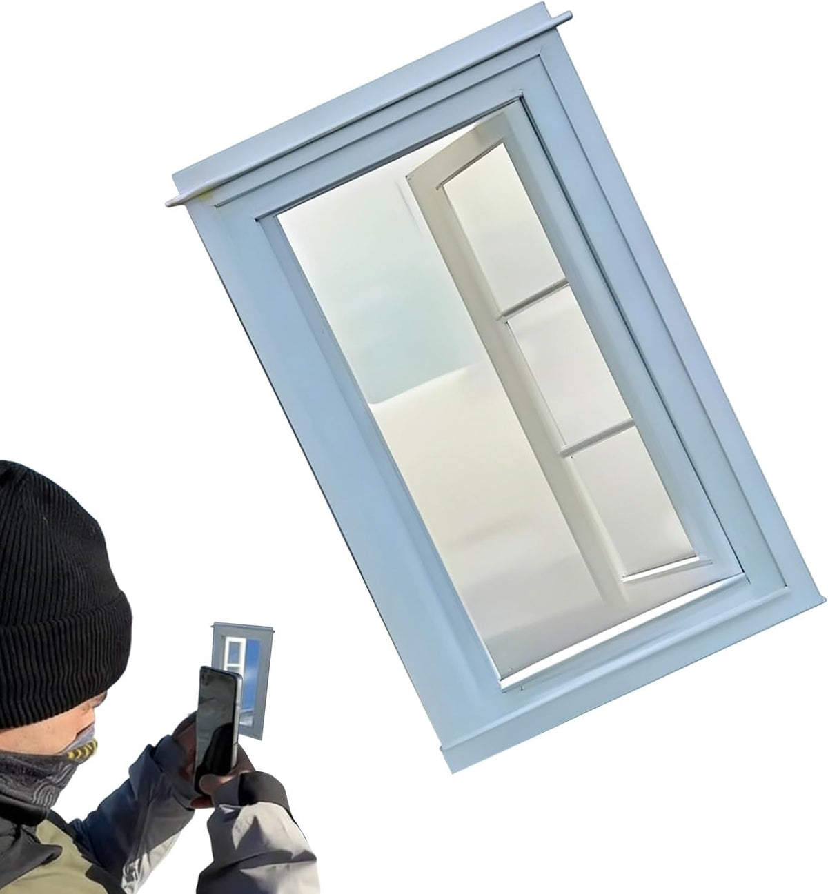 Generic Window Photo Prop | Portable Fun Picture Framing Viewfinder - Landscape Vacation Photo Props | for Outdoor