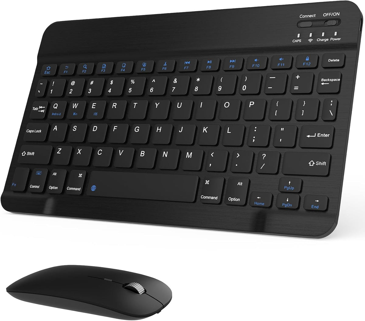 GOGARA Set Set Rechargeable Bluetooth Keyboard and Mouse Combo, Universal Ultra-Slim Wireless Keyboard Mouse
