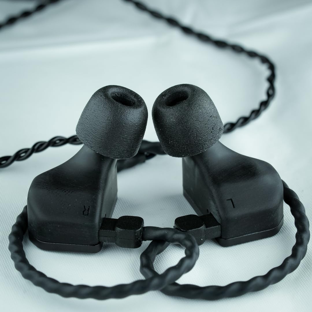 Comply 600 Core Series | Memory Foam Replacement IEM Ear Tips for Truthear, Sennheiser, Moondrop & More | Superior Noise Isolation, Ultimate Comfort, Secure Fit | Black, Small (3 Pairs)