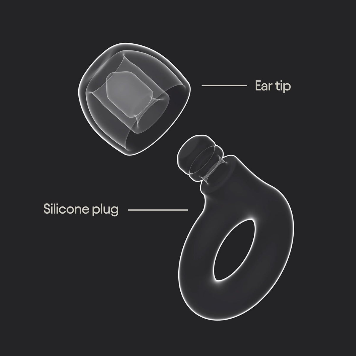 Loop Quiet 2 Ear Plugs - Ultra-Comfy Reusable Noise-Reducing Earplugs for Sleep, Deep Focus, Travel, Sensitivity | Flexible Hearing Protection | Customizable Fit | 24dB (SNR) Noise Reduction