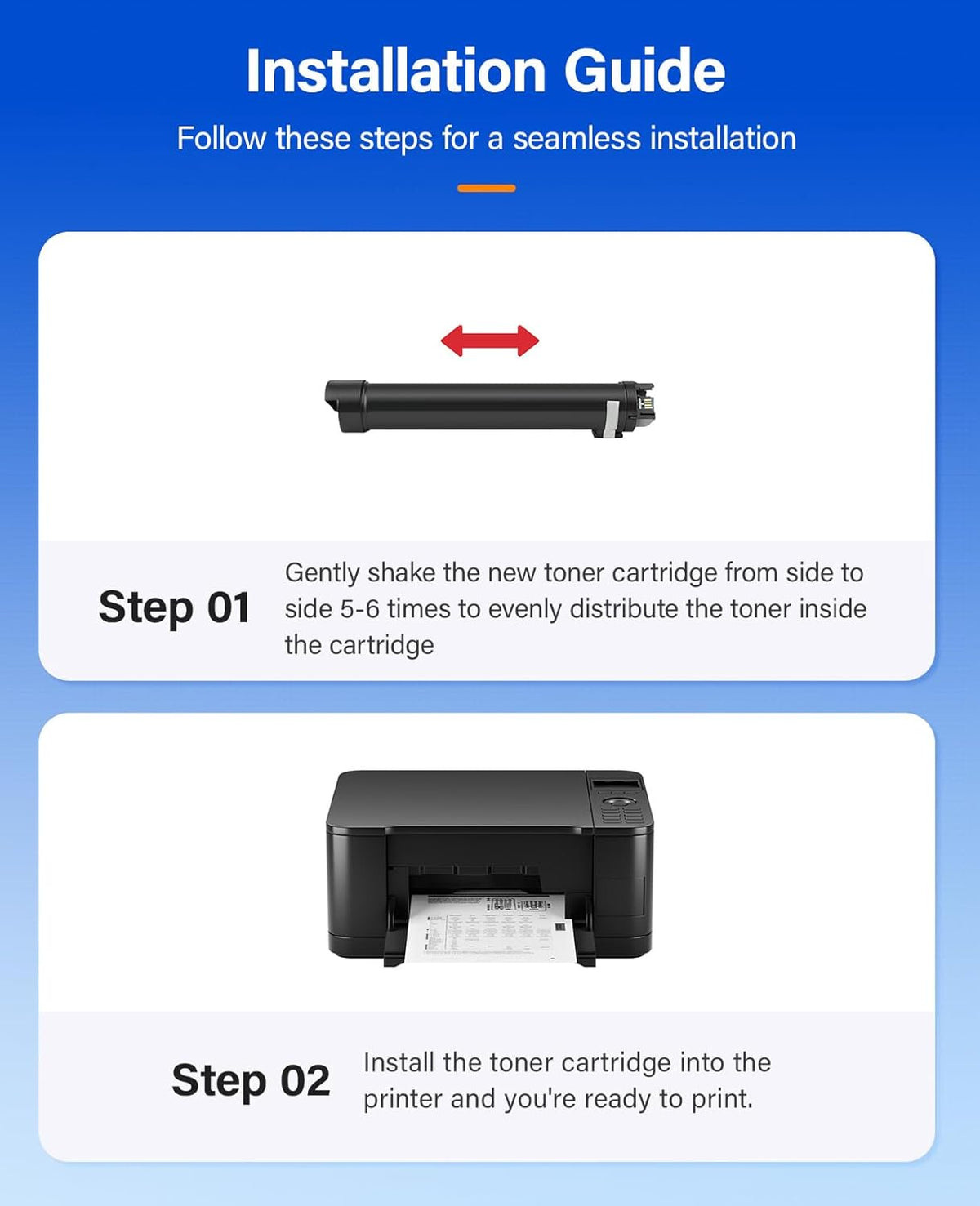 VersaLink B7025 B7030 B7035 Black High Capacity Toner Cartridge 1-Pack Replacement for Xerox 106R03393 106R03394 Toner Compatible with Xerox VersaLink B7025 B7030 B7035 Laser Printer Ink All-in-One