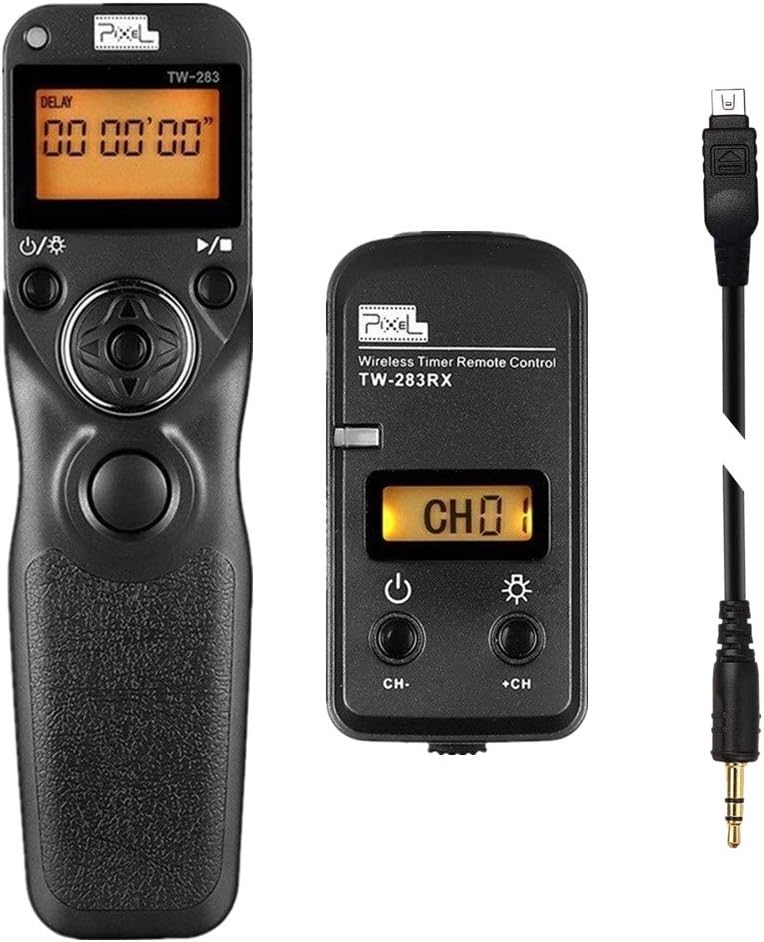 Pixel TW283-UC1 Wireless Remote Trigger Wireless Trigger Wire Trigger Timer Intervalometer Compatible with Olympus E-M1 E-M5-II E-M10-II Pen-F EPL8 EPL7 EPL6 EPL5 EPL3 EPL2 EP5 E600 E620 590UZ 810UZ